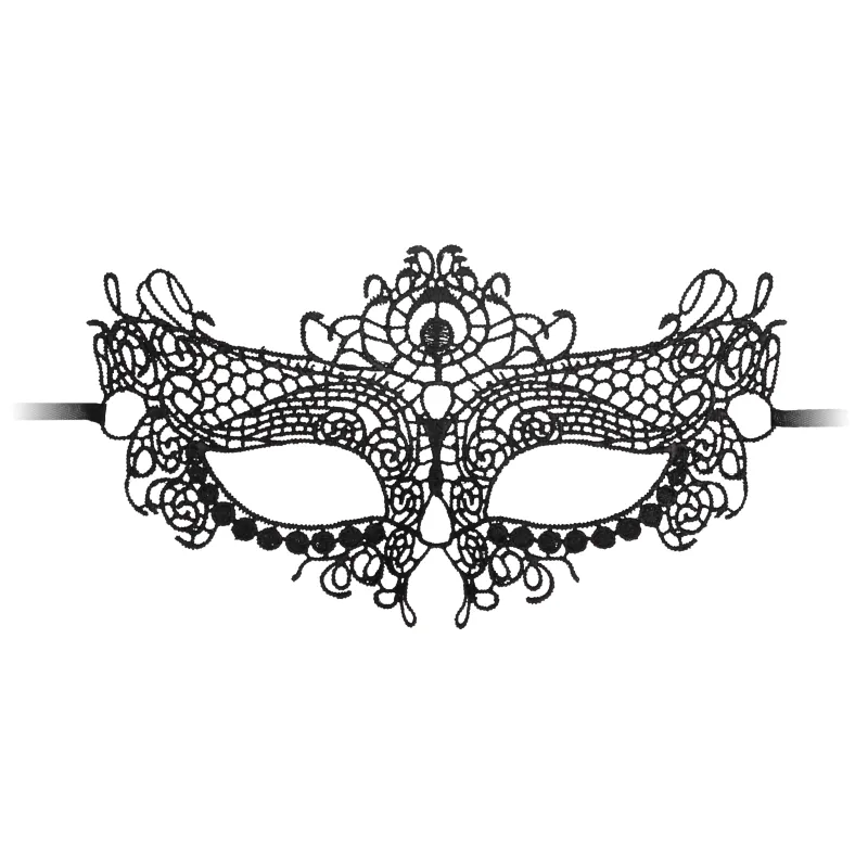 Ouch! Masque Dentelle Queen Lace Noir
